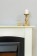Электрокамин Baltimore standard с очагом Аspen Black с очагом Majestic FX M Brass/Black с очагом Fobos FX M Black
