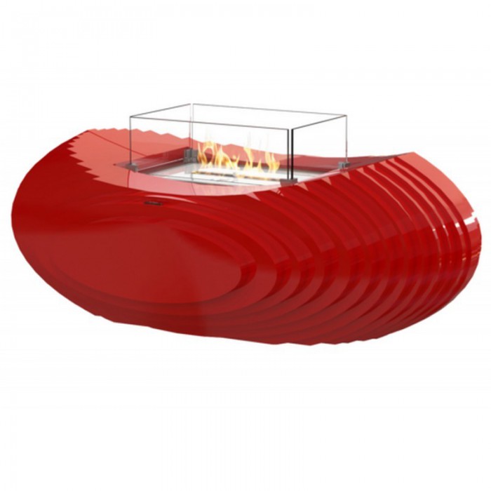 Биокамин Glamm Fire Baco II white/black/red
