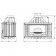 Каминная топка Laudel 850 Horizontal с шибером с DP