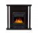 Электрокамин Trend standard с очагом Аspen Black с очагом Majestic FX M Brass/Black с очагом Fobos FX M Black