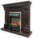 Электрокамин Dallas standard с очагом Аspen Black с очагом Majestic FX M Brass/Black с очагом Fobos FX M Black